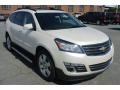 White Diamond Tricoat 2014 Chevrolet Traverse LTZ Exterior