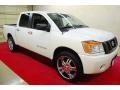 Blizzard White 2011 Nissan Titan S Crew Cab