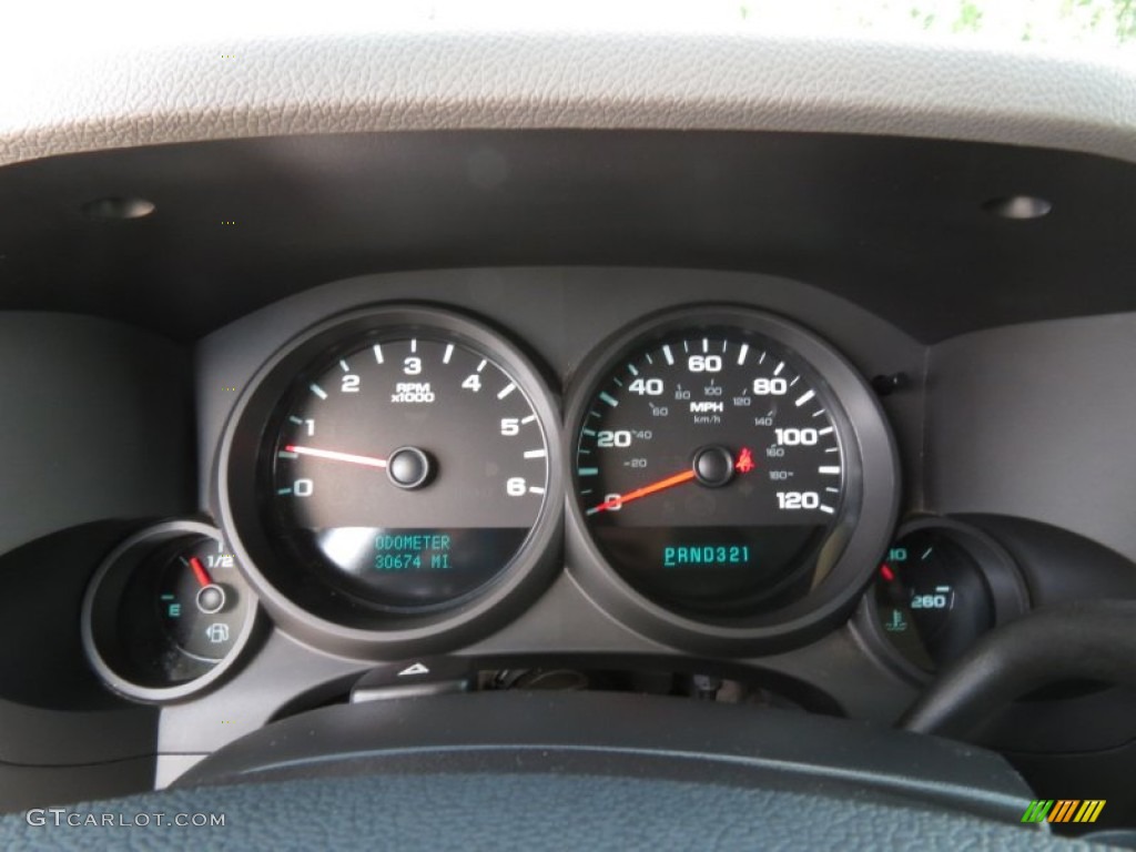 2011 Silverado 1500 LS Crew Cab - Blue Granite Metallic / Dark Titanium photo #17