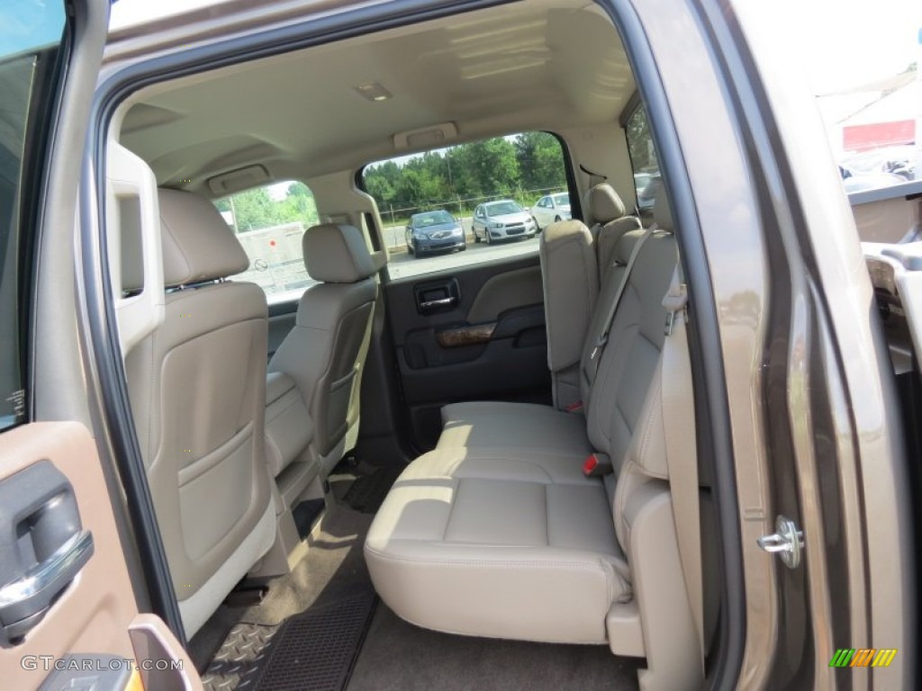 2014 GMC Sierra 1500 SLT Crew Cab Rear Seat Photo #83222015