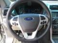 Medium Light Stone 2014 Ford Explorer FWD Steering Wheel