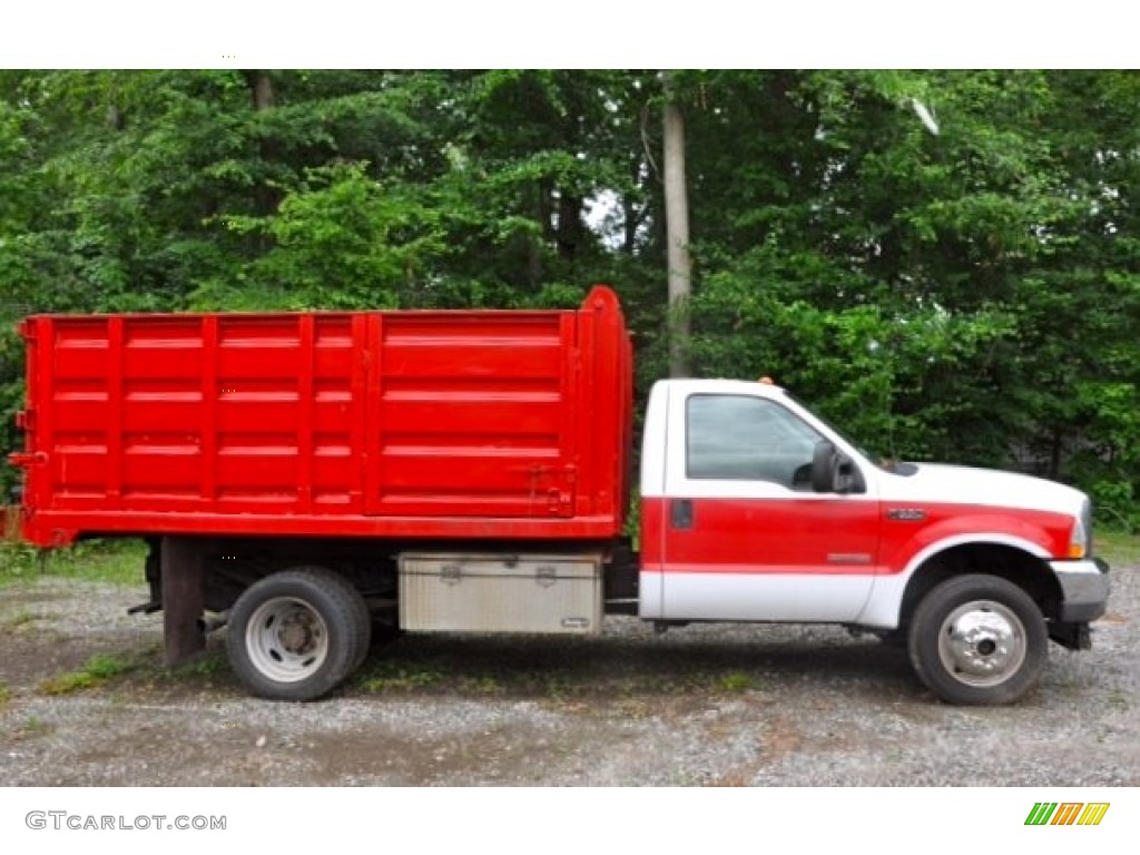 2003 F550 Super Duty XL Regular Cab 4x4 Chassis - Oxford White / Medium Graphite photo #9