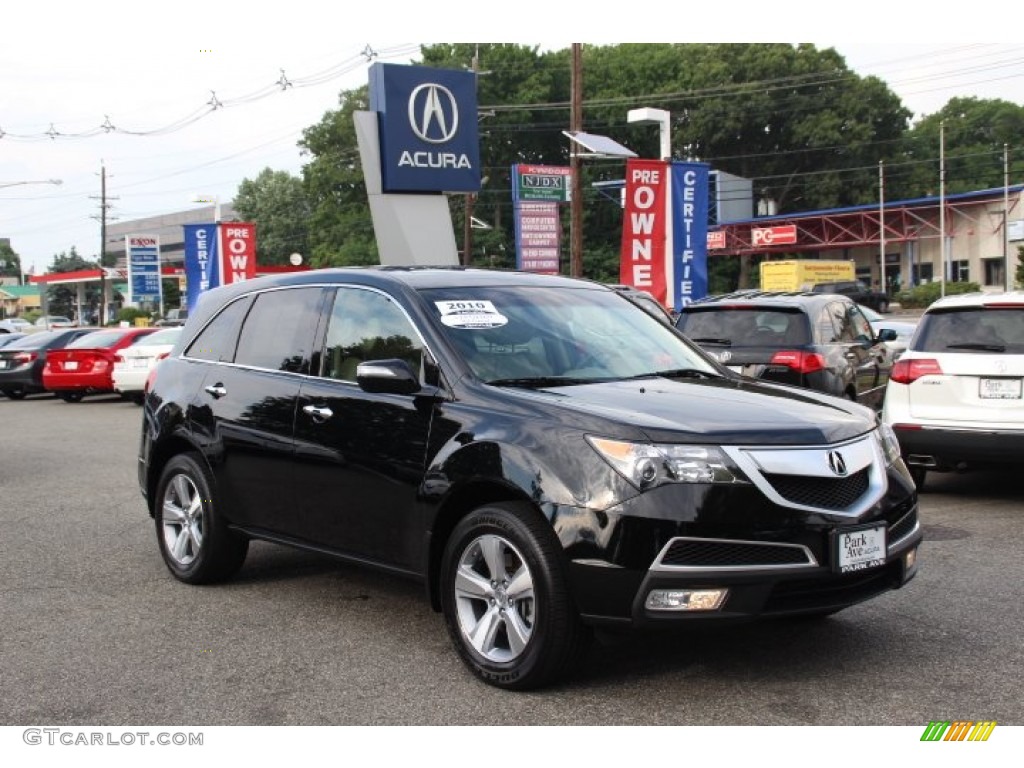 2012 Crystal Black Pearl Acura MDX SHAWD 83205877 Photo 7 GTCarLot