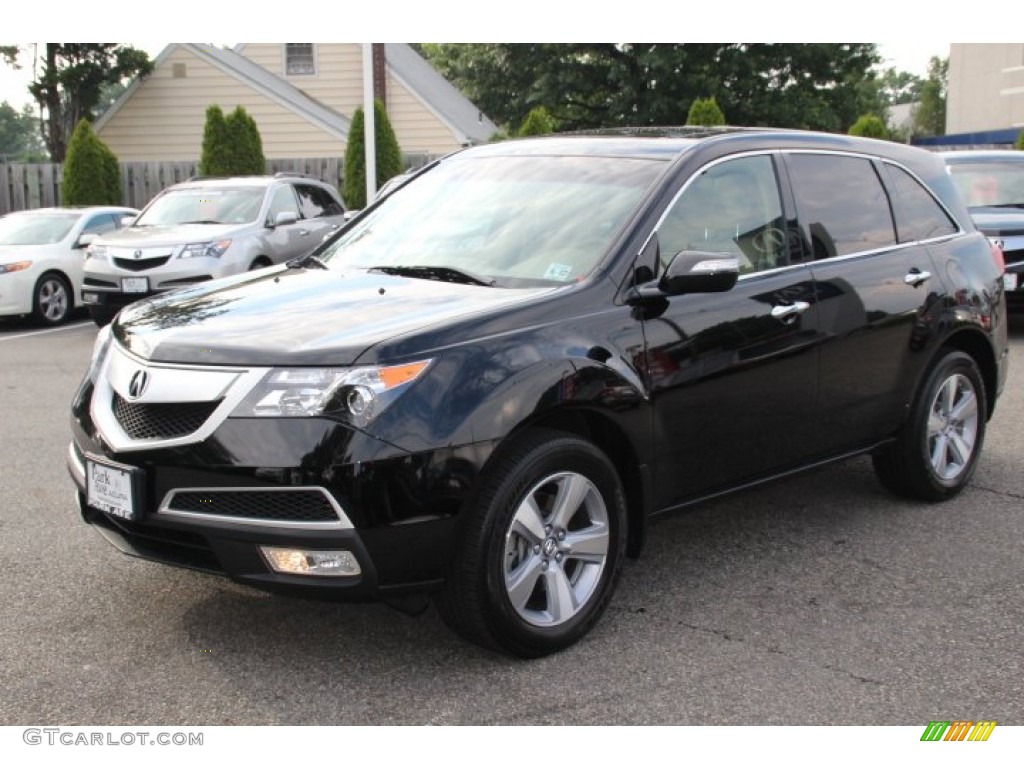 2012 Crystal Black Pearl Acura MDX SHAWD 83205877 Photo 7 GTCarLot