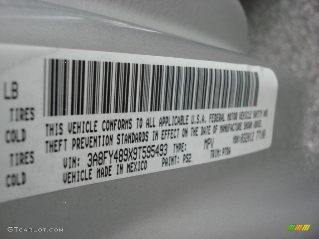 2009 PT Cruiser Color Code PS2 for Bright Silver Metallic Photo #83223680
