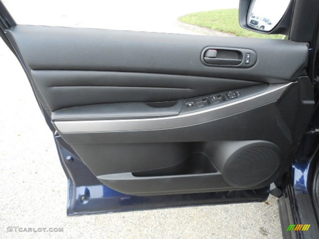2012 Mazda CX-7 i Sport Black Door Panel Photo #83224976