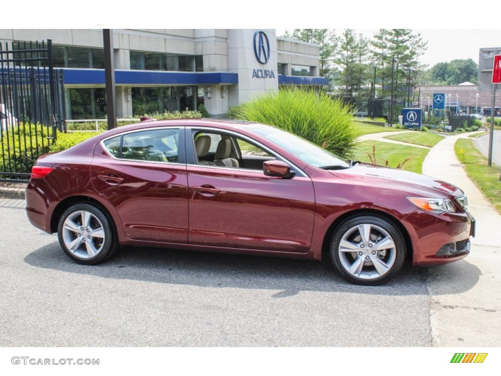 Crimson Garnet 2013 Acura ILX 2.0L Premium Exterior Photo #83226016