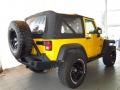 2008 Detonator Yellow Jeep Wrangler X 4x4  photo #3