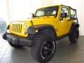 2008 Detonator Yellow Jeep Wrangler X 4x4  photo #6