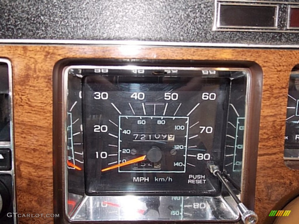 1978 Pontiac Grand Safari Station Wagon Gauges Photos