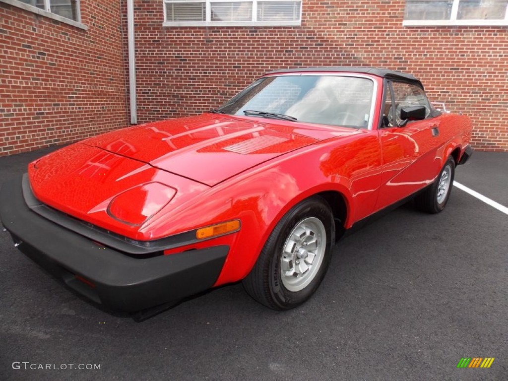 1980 TR7 Drophead Convertible - Vermillion Red / Black photo #1