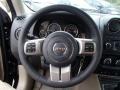 2014 Jeep Patriot Dark Slate Gray/Light Pebble Interior Steering Wheel Photo