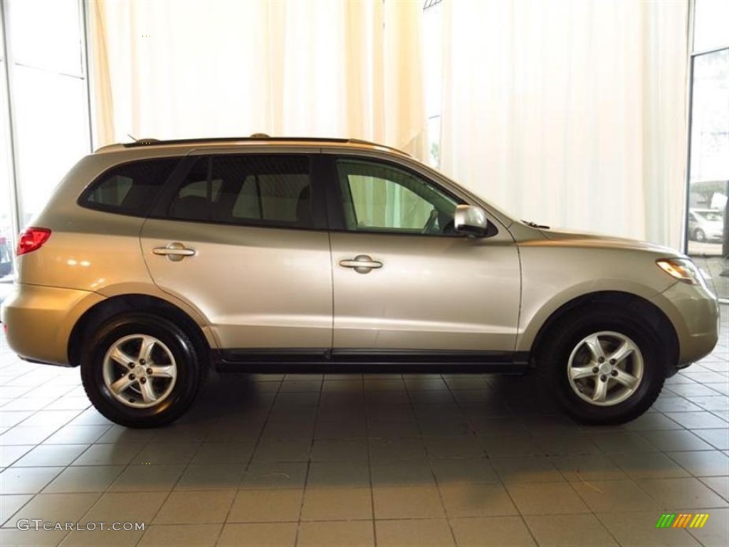 2007 Santa Fe GLS - Golden Beige / Beige photo #2