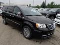 2013 Brilliant Black Crystal Pearl Chrysler Town & Country Touring - L  photo #4