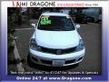 2010 Fresh Powder White Nissan Versa 1.8 S Hatchback  photo #5