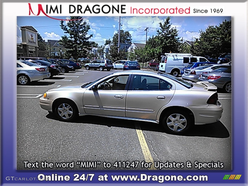2005 Grand Am SE Sedan - Champagne Beige Metallic / Dark Taupe photo #11