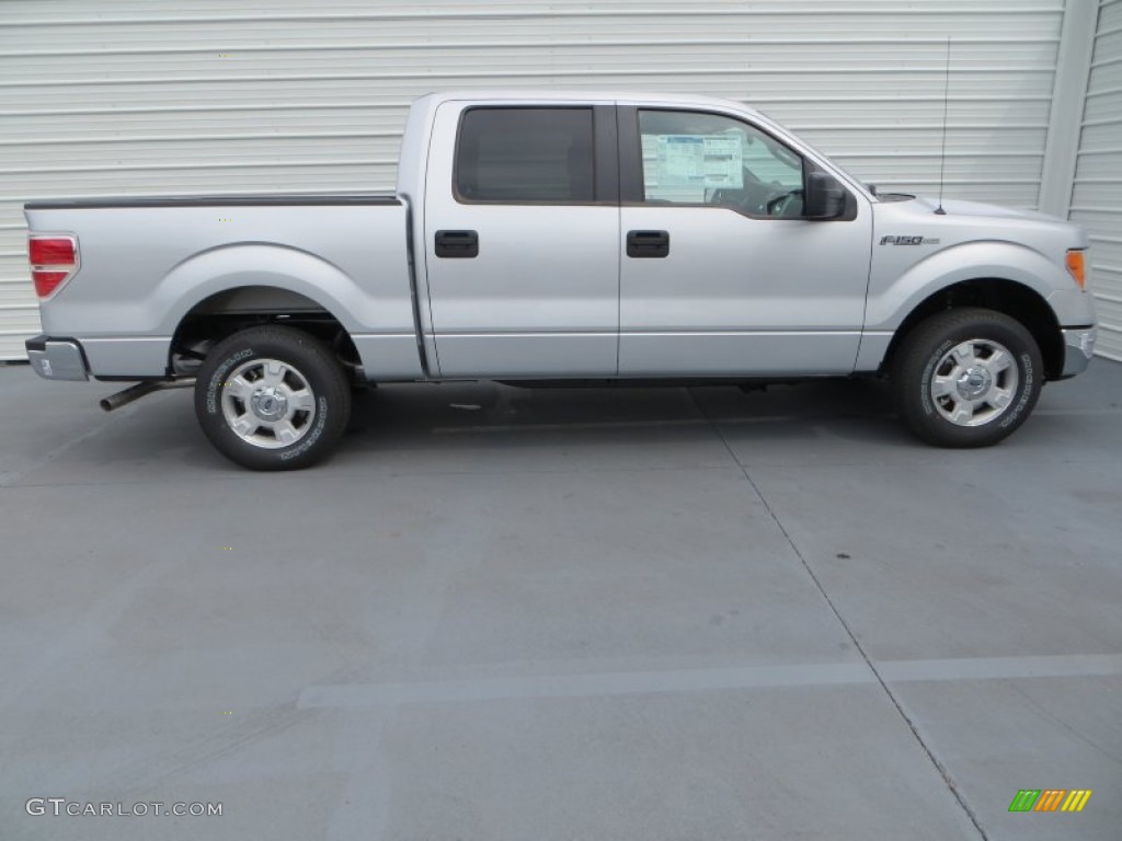Ingot Silver Metallic 2013 Ford F150 XLT SuperCrew Exterior Photo #83230253