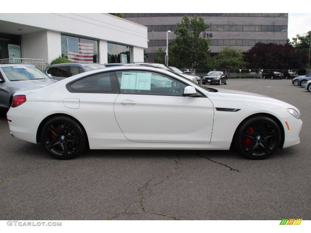Alpine White 2012 BMW 6 Series 650i Coupe Exterior Photo #83230339