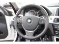 Black Nappa Leather Steering Wheel Photo for 2012 BMW 6 Series #83230581