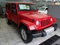 2013 Flame Red Jeep Wrangler Unlimited Sahara 4x4  photo #4