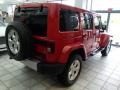 2013 Flame Red Jeep Wrangler Unlimited Sahara 4x4  photo #5