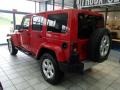 2013 Flame Red Jeep Wrangler Unlimited Sahara 4x4  photo #7
