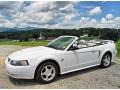 Oxford White 2004 Ford Mustang V6 Convertible Exterior