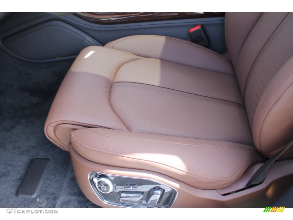 Nougat Brown Interior 2014 Audi A8 L TDI quattro Photo #83231570