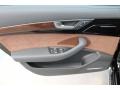 Nougat Brown Door Panel Photo for 2014 Audi A8 #83231957