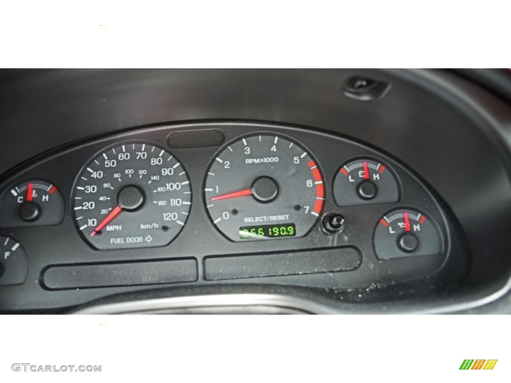 2004 Ford Mustang V6 Convertible Gauges Photo #83231964