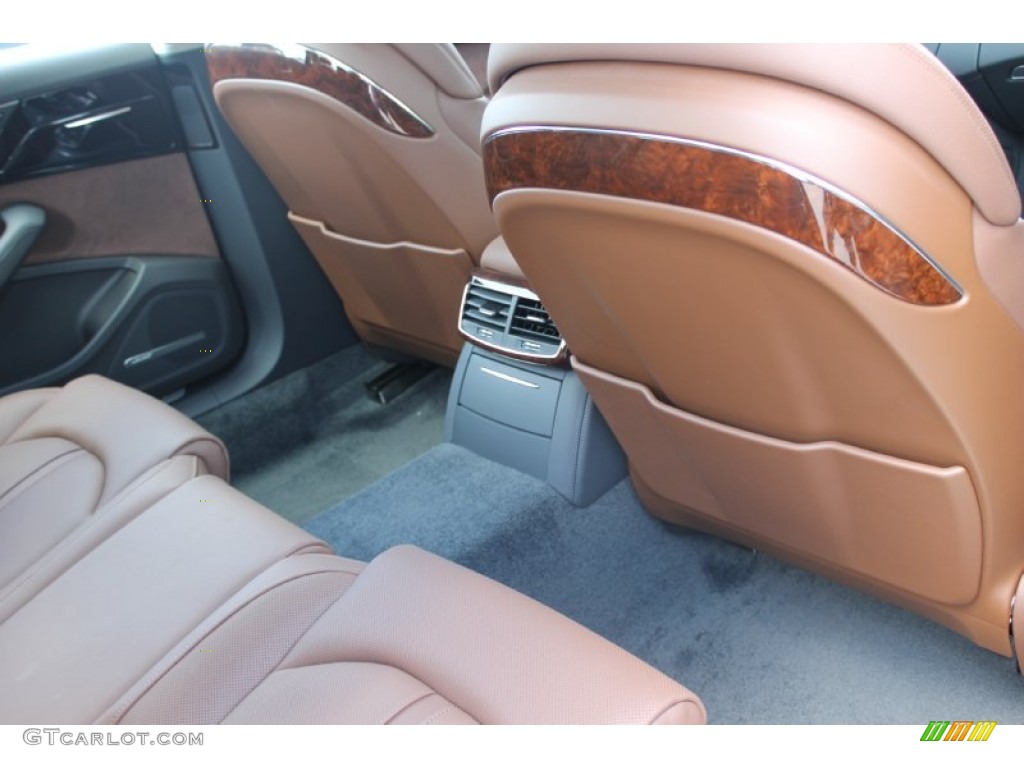 Nougat Brown Interior 2014 Audi A8 L TDI quattro Photo #83232077