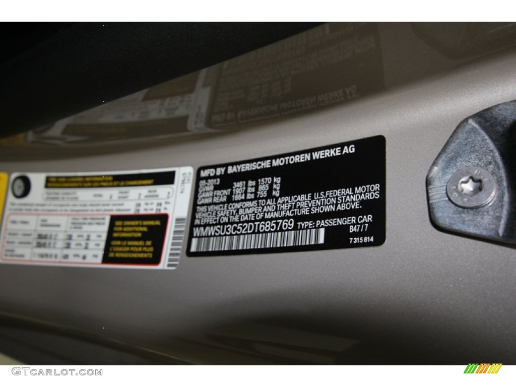 2013 Cooper Color Code B47 for Rooftop Gray Metallic Photo #83232294