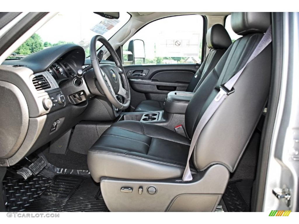 2013 Chevrolet Silverado 3500HD LTZ Crew Cab 4x4 Dually Front Seat Photo #83232524