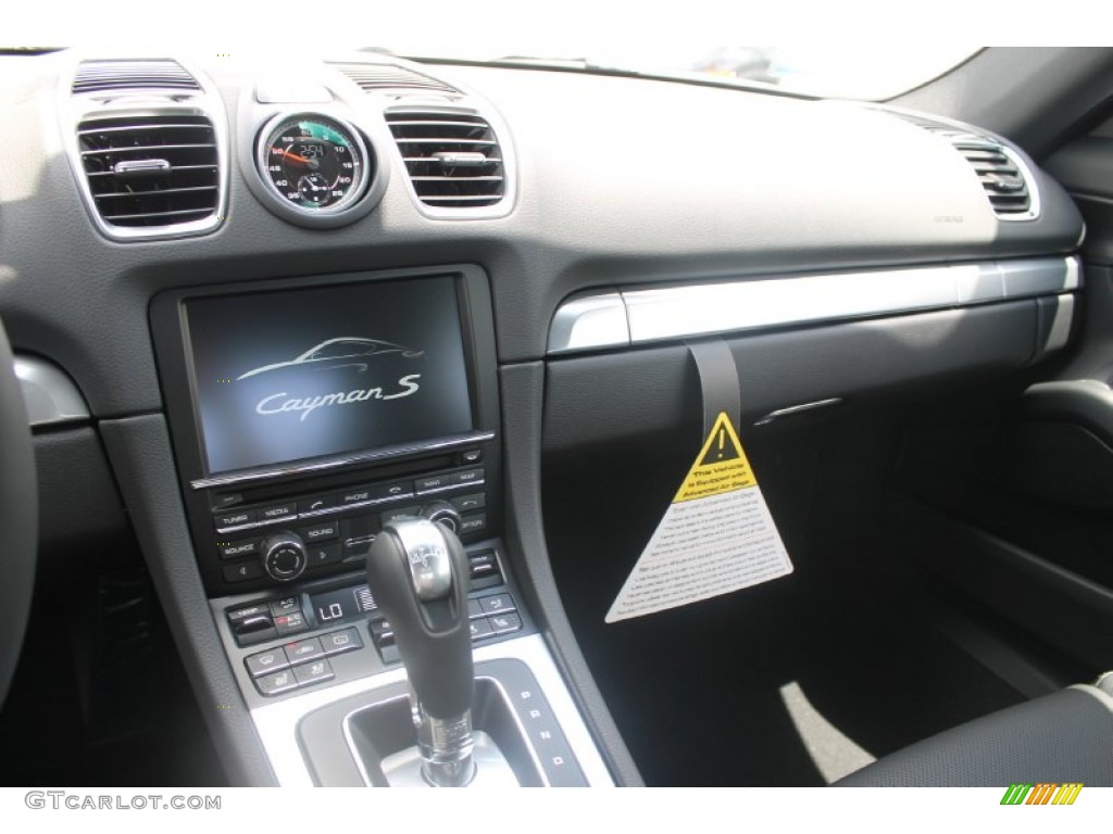 2014 Porsche Cayman S Black Dashboard Photo #83232645