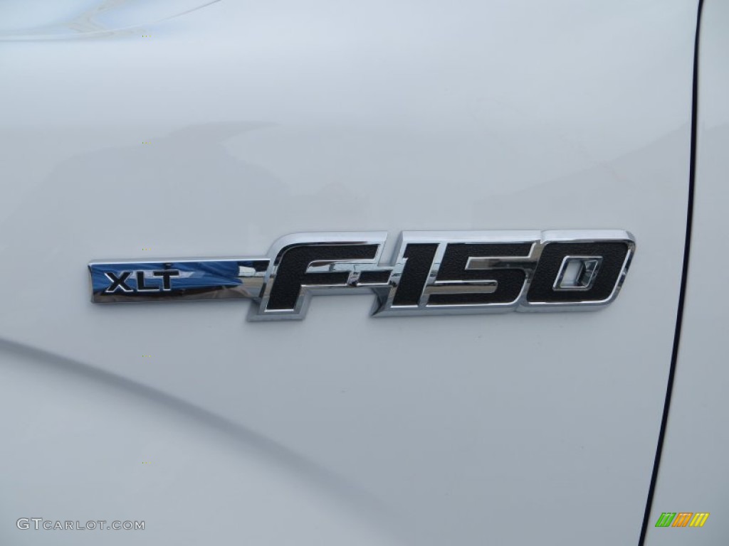 2013 F150 XLT SuperCrew - Oxford White / Steel Gray photo #10