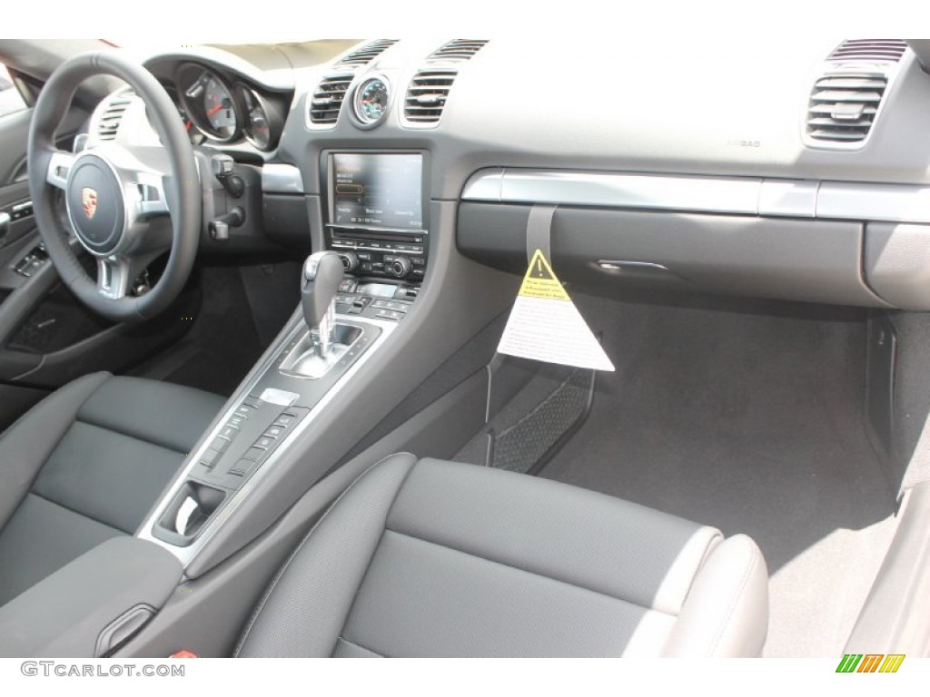 2014 Porsche Cayman S Black Dashboard Photo #83232985