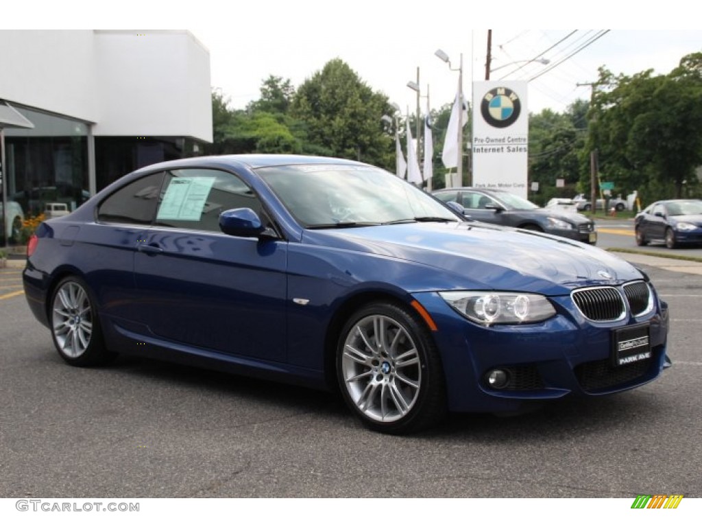 2011 3 Series 335i Coupe - Le Mans Blue Metallic / Black photo #3