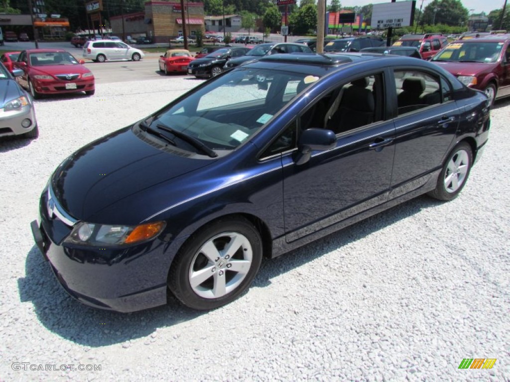 Royal Blue Pearl 2006 Honda Civic EX Sedan Exterior Photo #83234138