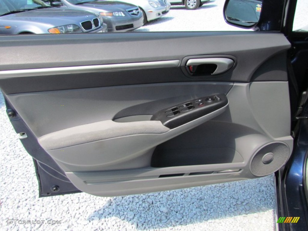2006 Honda Civic EX Sedan Gray Door Panel Photo #83234362