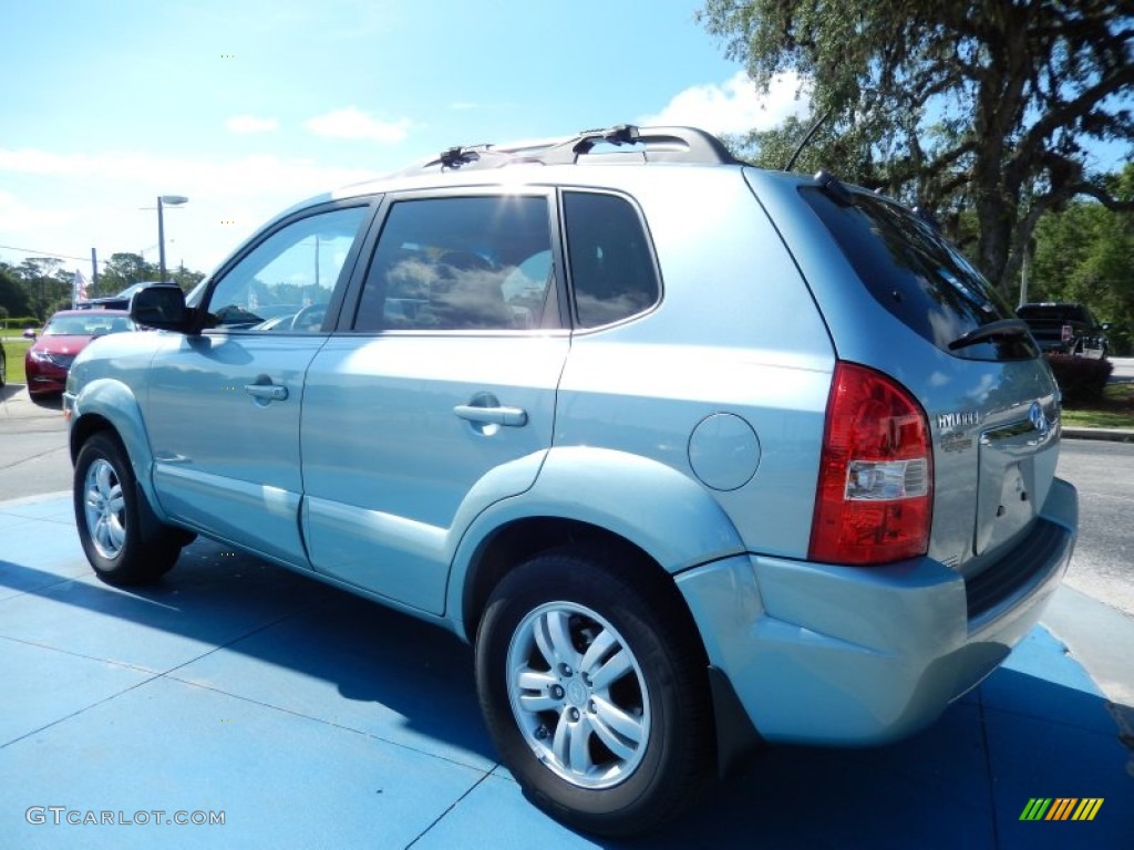 2008 Tucson Limited - Alpine Frost / Black photo #3