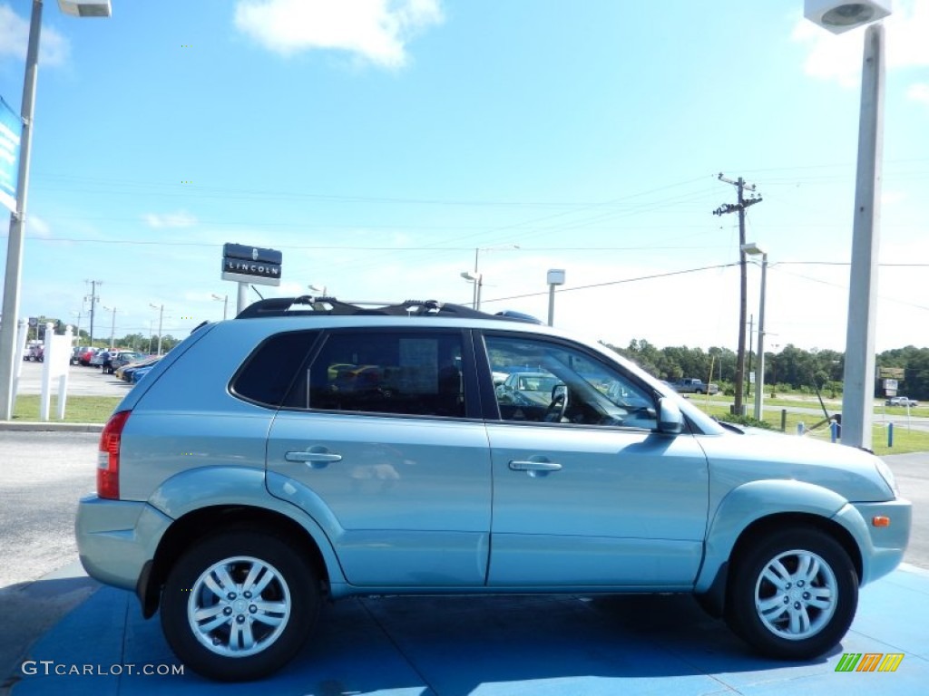 2008 Tucson Limited - Alpine Frost / Black photo #6