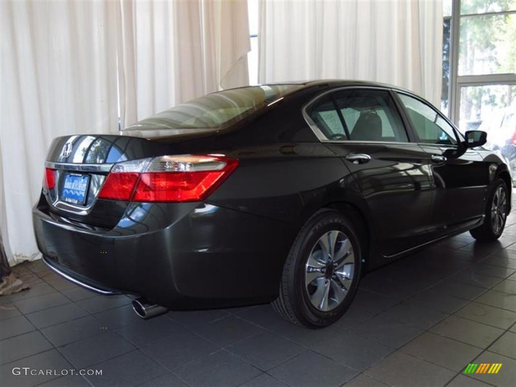 2013 Accord LX Sedan - Hematite Metallic / Black photo #3