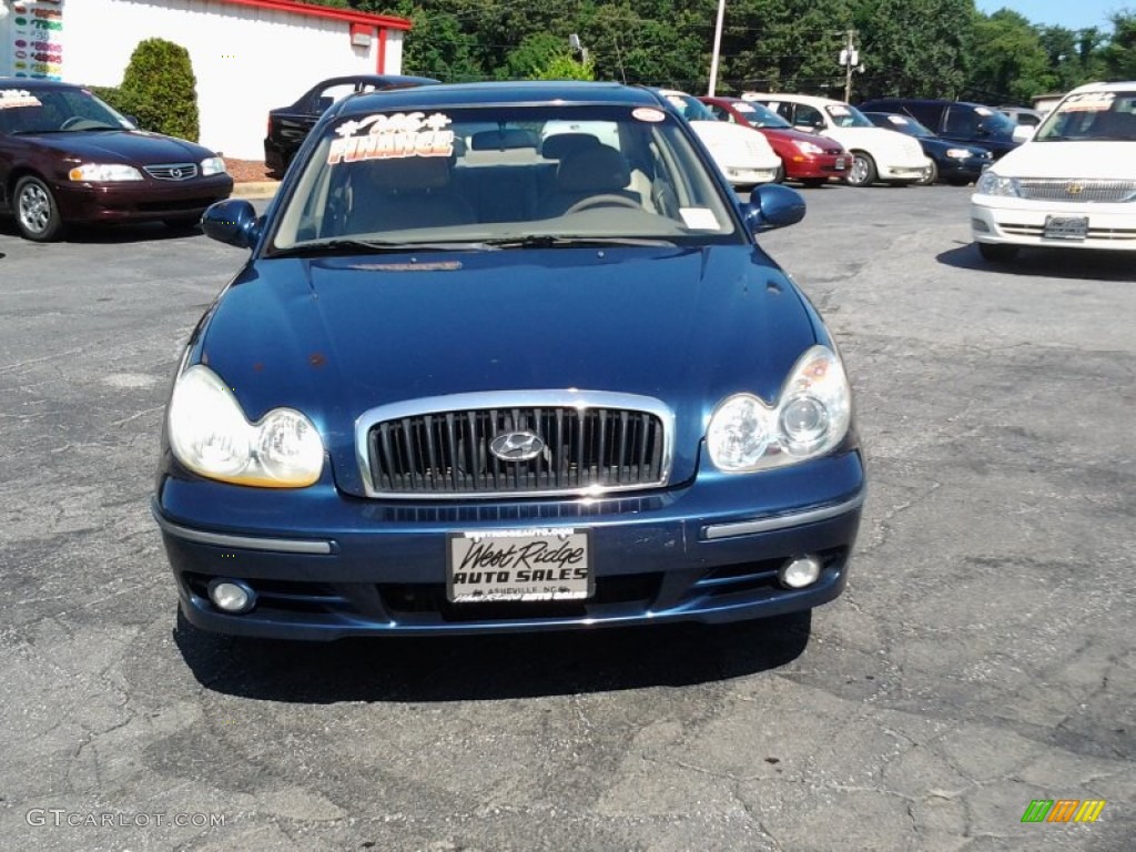 2004 Sonata V6 - Ardor Blue / Beige photo #1