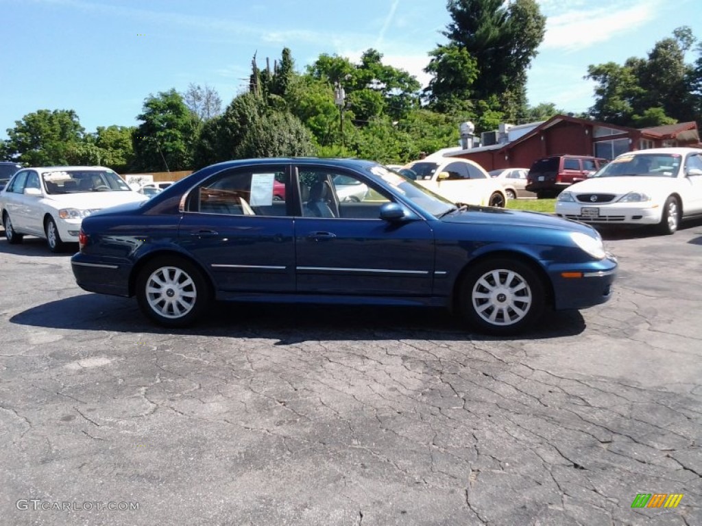 2004 Sonata V6 - Ardor Blue / Beige photo #3