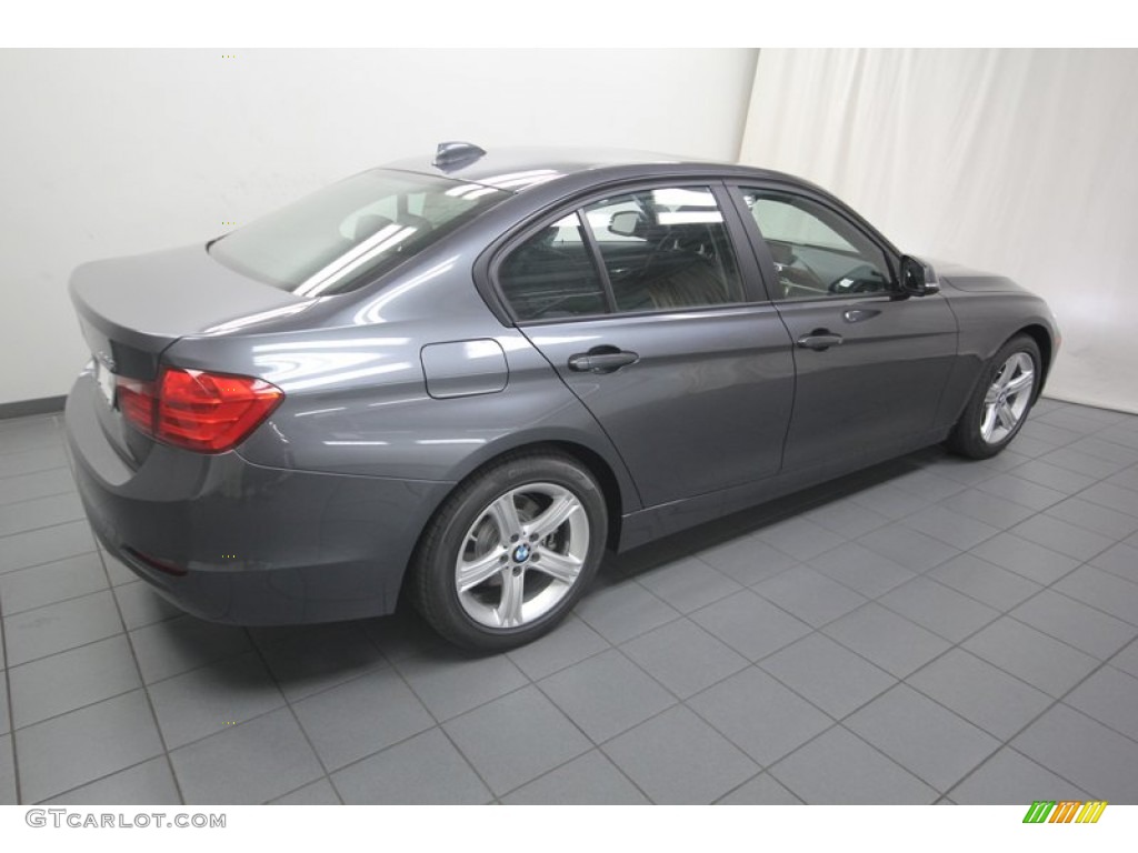 2013 3 Series 328i Sedan - Mineral Grey Metallic / Black photo #8