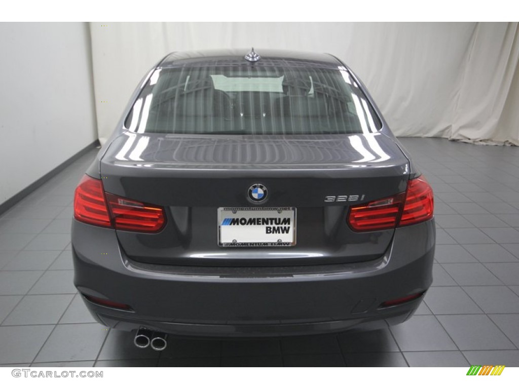 2013 3 Series 328i Sedan - Mineral Grey Metallic / Black photo #10