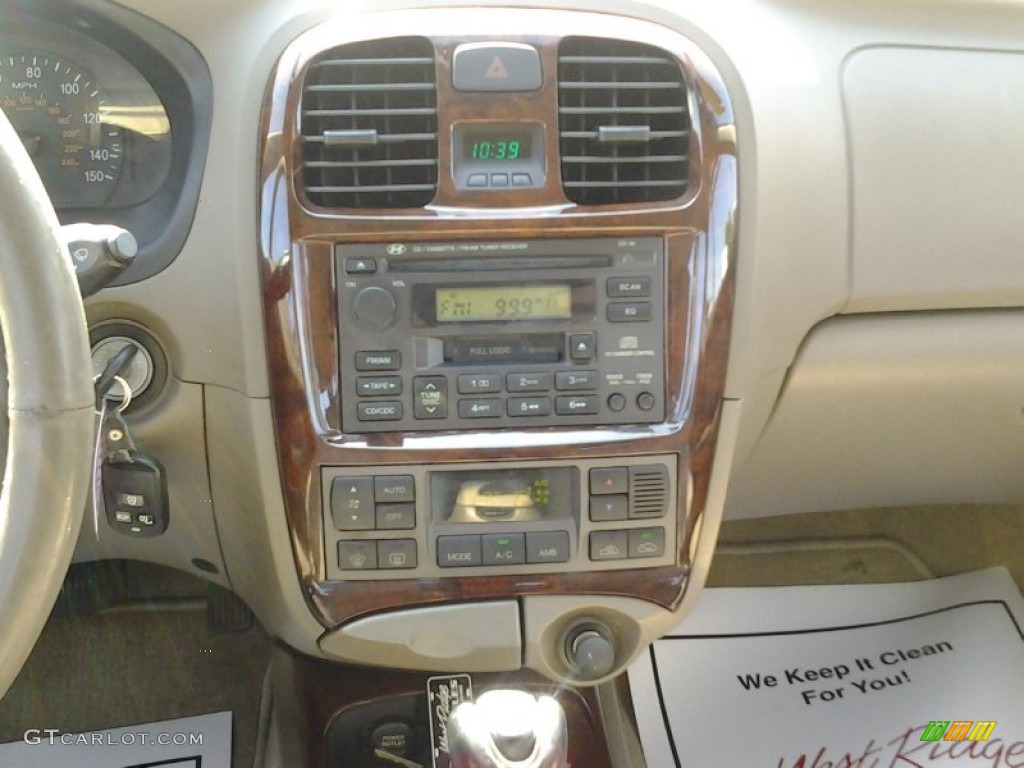 2004 Sonata V6 - Ardor Blue / Beige photo #13
