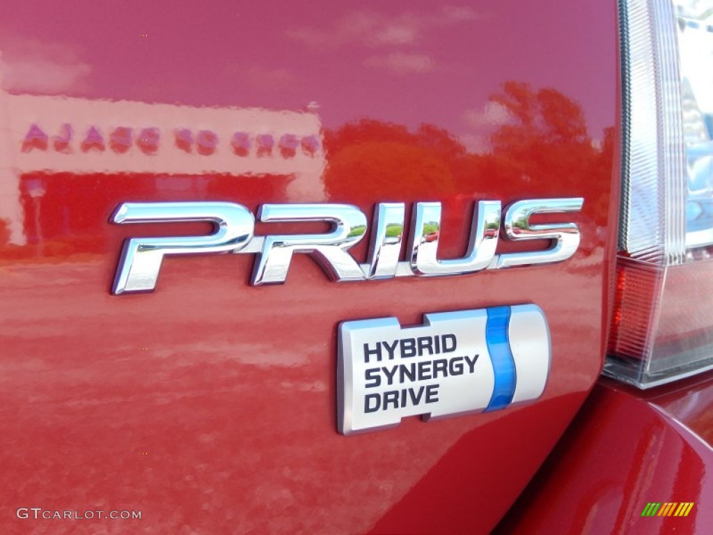 2009 Prius Hybrid Touring - Barcelona Red Metallic / Bisque photo #9