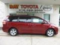 2011 Salsa Red Pearl Toyota Sienna LE  photo #1