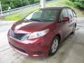 2011 Salsa Red Pearl Toyota Sienna LE  photo #5